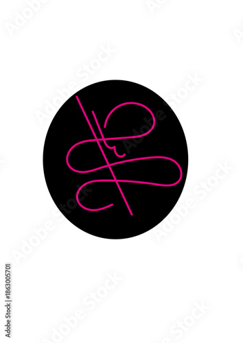 vector illustration of an abstract symbol