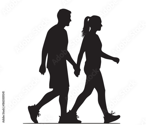 Fitness People Silhouette