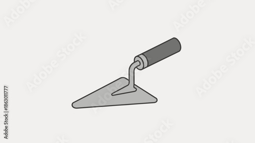 Trowel Tool for Construction and Masonry.