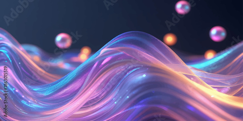 Abstract colorful fractal background featuring a bright blue glowing energy pattern with dark space waves and plasma light design for a creative artistic wallpaper backdrop