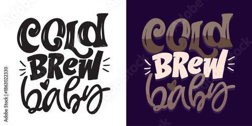 Hand drawn doodle lettering quote about Coffee. Lettering for t-shirt design, mug print, bag print, clothes fashion. 100% hand drawn vector image.
