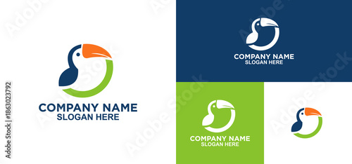 Toucan Bird Logo Design