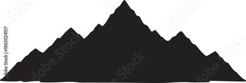 Ice veil Hills Hills white background.