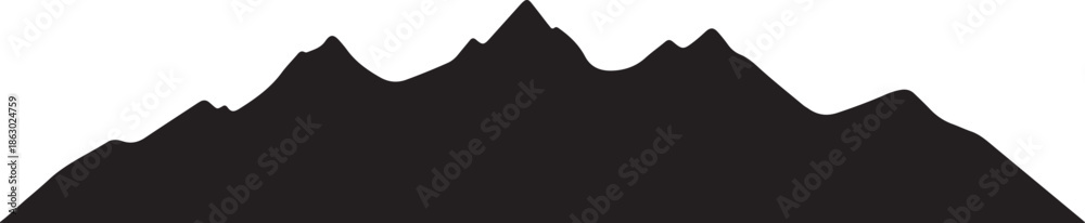 Obraz premium Whitecap Hills white background.