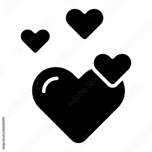 social media reaction icon love like heart vector illustration