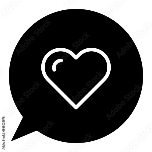 social media reaction icon love like heart vector illustration