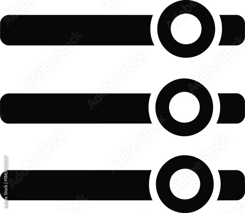 Adjustable Sliders for Settings and Controls.