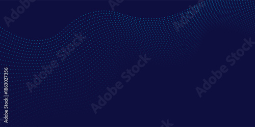 blue wavy halftone background. Dot pop art sport style vector.