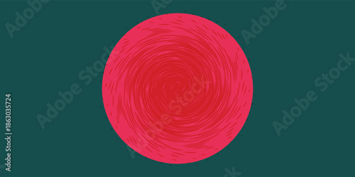 "Translation: National Victory day." National Flag with hand. Bangladesh.eps10