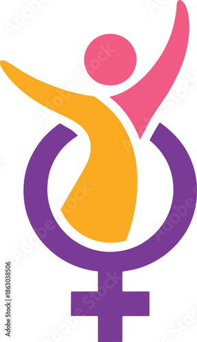 Professional women standing together in corporate flat vector