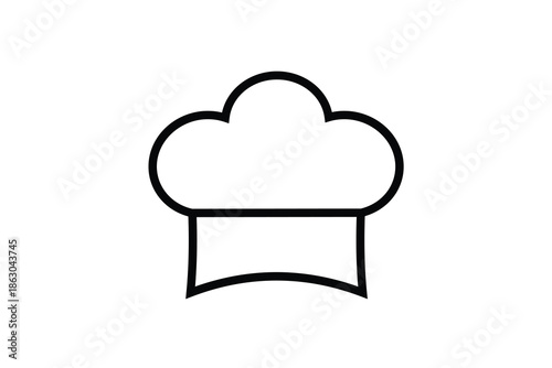 chef hat icon, Chef hat logo design icon, chef hat for cooking icon,