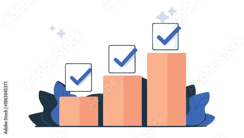 Increasing success with checked goals and growth