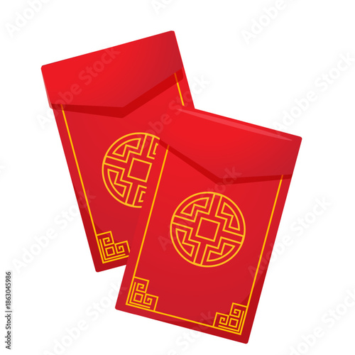 Festive decor elements for Lunar New Year