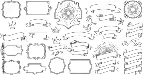 Industrial building silhouette with large windows