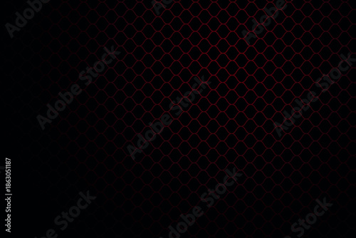 Wallpaper Mural Dark abstract background with modern red wavy lines decoration. Mesh style background design for cover, brochure, card, certificate and presentation. Torontodigital.ca