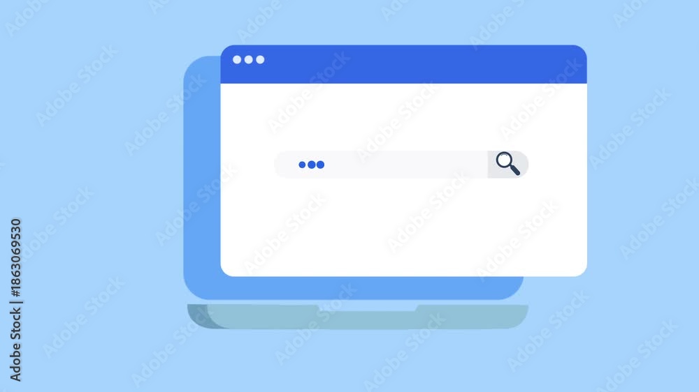 Minimal web browser window interface showing a success confirmation ...