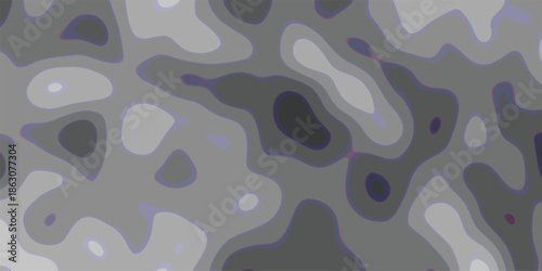 Abstract topographic map contour lines in shades of grey and purple creating a textured background pattern with organic shapes and smooth transitions