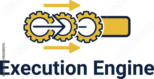 Execution engine icon, Process execution icon