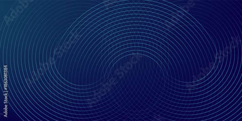 Circles Lines round frame, dynamic vector AI Technology science music concept lines.