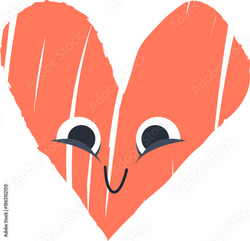 Crayon Heart Emoticon