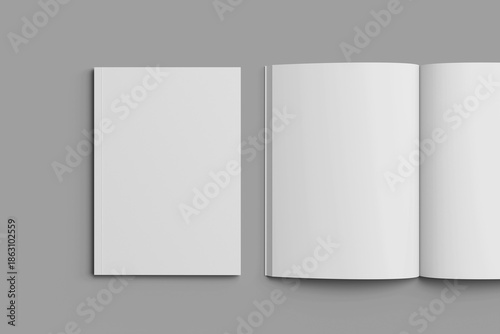 High Quality Realistic Magazine Mockup