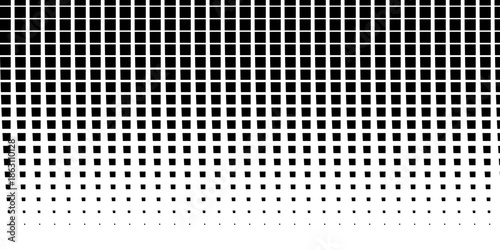Seamless texture perforated pattern metal surface. Fabric seamless pattern with textile mesh texture, black on white background. Simple wallpaper doodle grid.  squaree spot shapes, vintage .