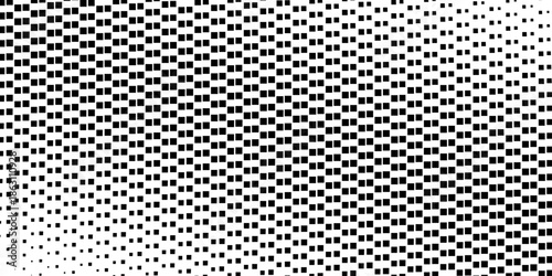 Seamless texture perforated pattern metal surface. Fabric seamless pattern with textile mesh texture, black on white background. Simple wallpaper doodle grid.  squaree spot shapes, vintage .
