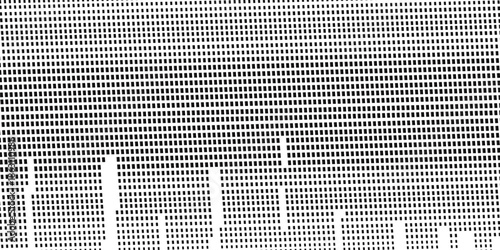 Seamless texture perforated pattern metal surface. Fabric seamless pattern with textile mesh texture, black on white background. Simple wallpaper doodle grid.  squaree spot shapes, vintage .