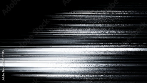 Abstract expression of horizontal lines with varying intensity and texture creating a dynamic and modern visual effect