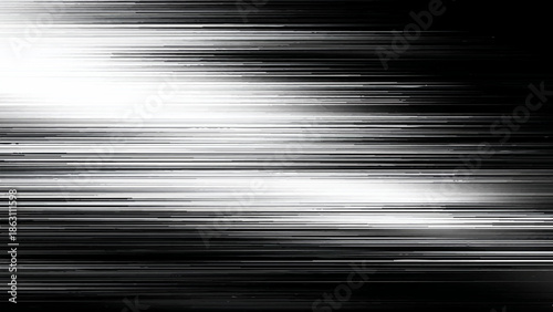 Abstract expressionism in monochrome a dynamic exploration of horizontal lines and light gradients creating a visual texture