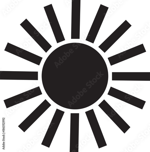 фотографія Simple sun symbol