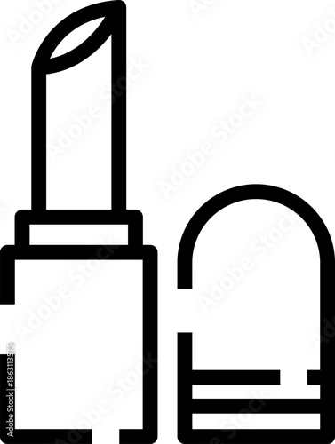 Rounded  Stroke Cosmetics Icon