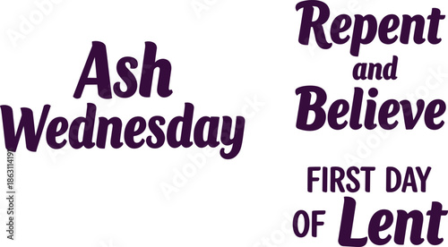 Ash wednesday marks the first day of lent