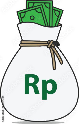 3d green shopping bag with dollar sign and eco leaf symbol represents a successful business concept for nature friendly sale and bio environment paper label design