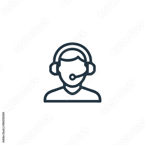 man with headset