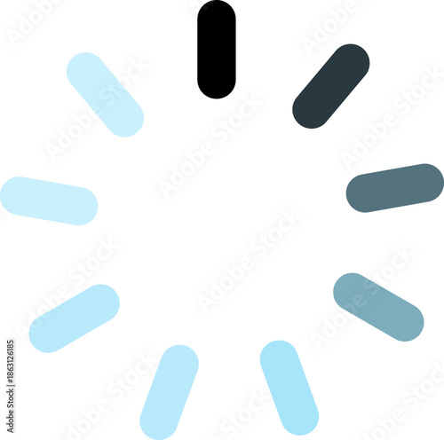 Circular pattern with colored lines