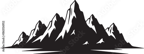 mountain range silhouette