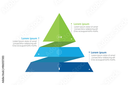 vector infographic design with 3 options or steps.