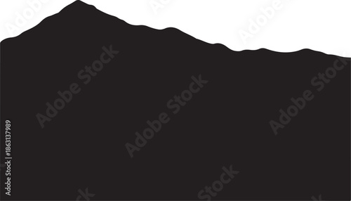 Mountain silhouette landscape