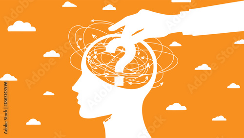 Mental Health and Problem Solving Concept Vector Illustration