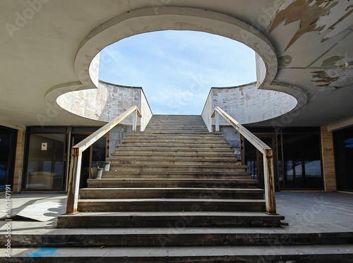 Yerevan, Armenia - built during soviet rule and among the symbols of the city, the Karen Demirchyan Complex is one of the finest example of Soviet Architecture in Armenia