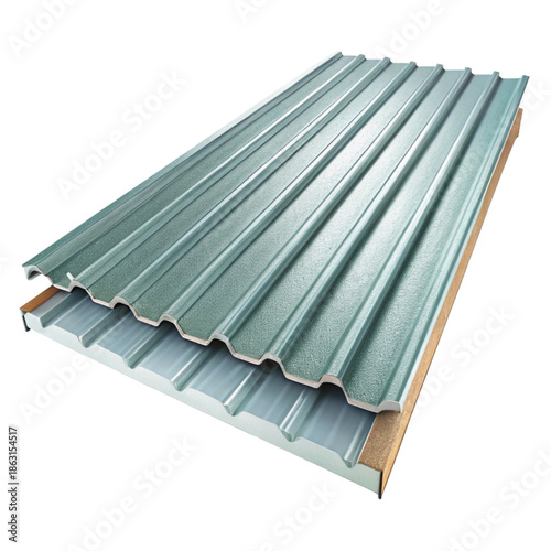 Roofing Metal Sheets Stacked