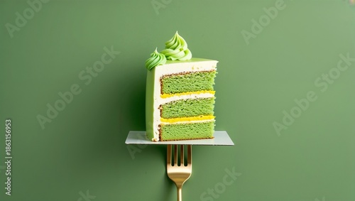 fresh green peas on a fork