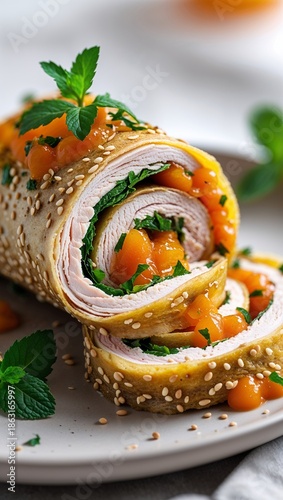 salmon with vegetables
