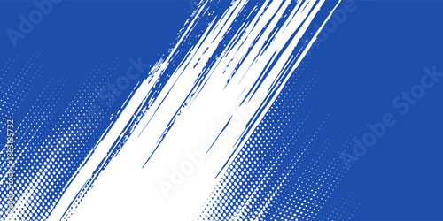 Halftone dots red and blue color pattern gradient grunge texture background. Dot pop art comic sport style vector illustration. grunge vector dots . eps 10