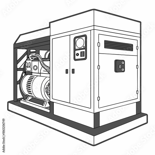 Emergency Backup Generator and Battery System