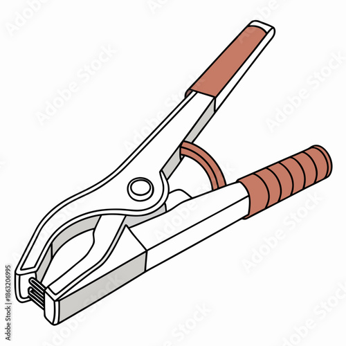 Electrical Grounding Equipment Earth Clamp Tool Icon