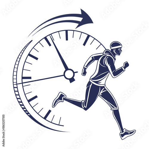 Outdoor Performance Pace Timer Gear Icon