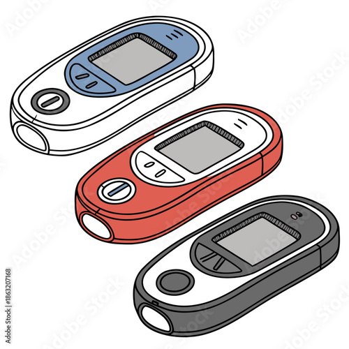 Compact Digital Counter Lifestyle Electronic Device Icon