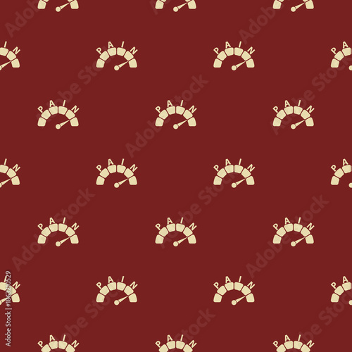 Pain scale seamless pattern isolated on color background